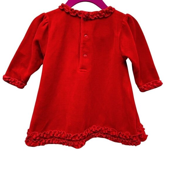 KOALA BABY Red Dress with Matching Bloomers 3-6 Months Holiday Christmas Outfit - Picture 3 of 11